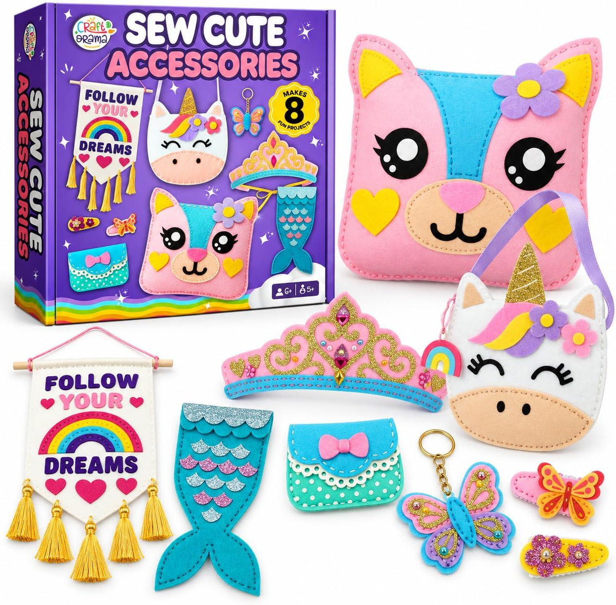 Craftorama Sewing Kit for Kids - Accessories