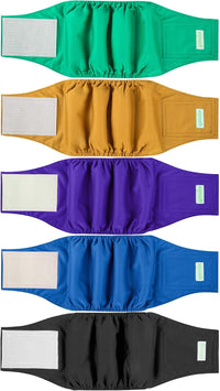 wegreeco Small Dog Diapers Male - Purple Gold / Large / 5