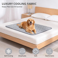Cooling Mat for Dogs, 28"x 19" Thick & Durable Dog Cooling Mat - Grey / M - image 2