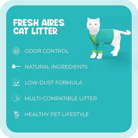 Silica Crystal Cat Litter – Unscented, Lightweight, Non-Clumping, Low Dust & Tracking, Long-Lasting Odor Control for Cats and Kittens – 6 lb Bag of Crystal Litter