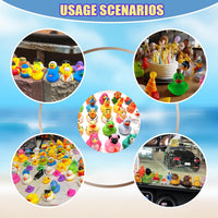 LINICE 30 Pcs Rubber Ducks, Random Assortment Ducks Bulk - 50 Pcs - image 4