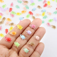 60Pcs Mini Resin Butterflies - 120pcs Mini Turtles - image 2