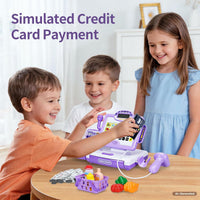 FS Toy Cash Register for kids Scanner - Purple - image 4