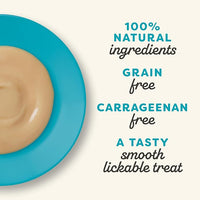 Applaws Lickable Cat Treats, Natural Grain-Free Purée, Limited Ingredient, Fish Squeeze Up Cat Treats (24 x 0.25 oz Sachets)