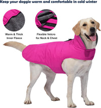 Waterproof Dog Winter Coat - Pink / 3XL(Chest Girth:33.9-42.9") - image 3