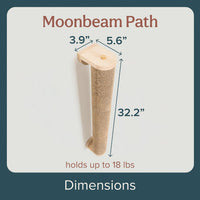 FurHaven 69.3" Tall Cat Scratching Post Tower for Indoor Cats - Wall Mount / Ascentials Moonbeam Path - image 2