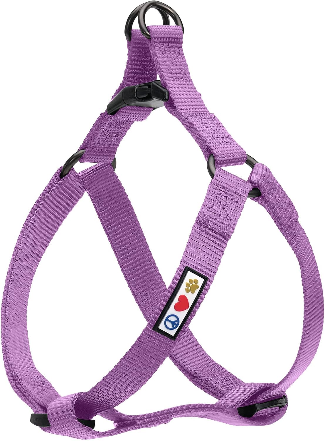 Pawtitas Multicolor Step-in Dog Harness - Large (Pack of 1) / Orchid Solid