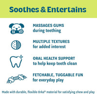 Cool Teething Stick Dental Dog Chew Toy, Soak & Freeze, 8.5" – Essentials for Dogs - Dental Chew - image 3