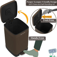 Dog Poop Trash Can Outside Odor Control, Waterproof - image 4