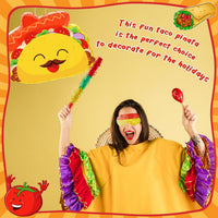 Lewtemi 17.3 inch red chili pepper pinata set with blindfold, pinata stick and confetti - view 22