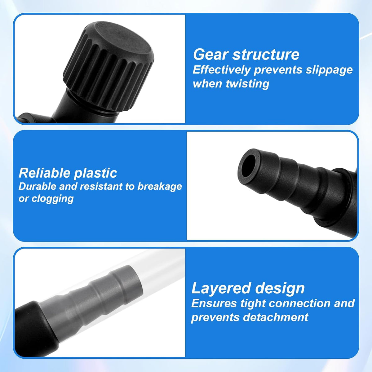 Psyqtsuary Aquarium Air Valve - Black - image 3