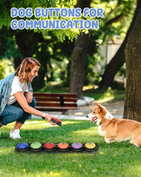 Dog Buttons for Communication - B-6 Pack - image 4