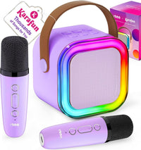 IROO Mini Karaoke Machine for Kids - Light Purple