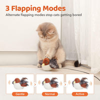 Potaroma Cat Toys Rechargeable Flapping Bird Sparrow - 4.0 inches / Sparrow - image 3