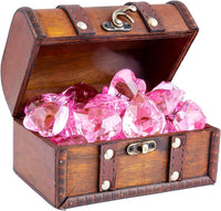 Niceup acrylic heart gems, 30 chunky 3D heart-shaped diamond gemstones for kids - view 37