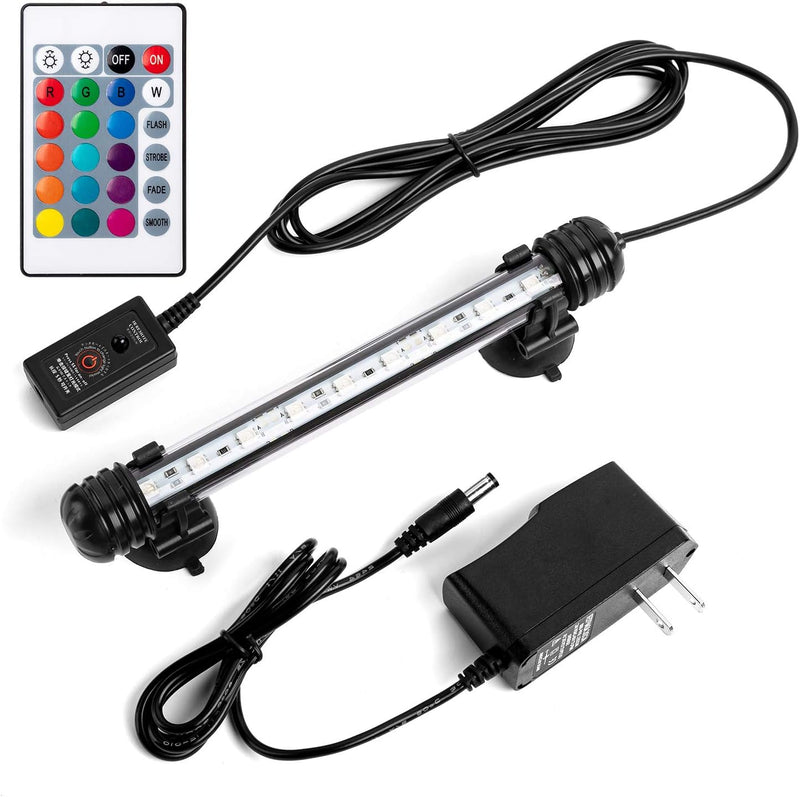 7.5" Color Changing LED Fish Tank Aquarium Submersible Light