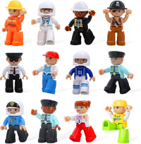 Mruikeny 12 Pieces Large Magnetic Figures for Kids Ages 3 4 5 6 7 8+ – Fun for Kids & Family - Colorful