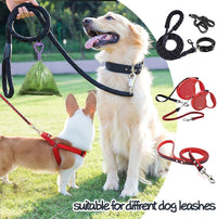 Dog Poop Bag Holder, Waste Bag Holder, Dog Poop Bag Carrier - Purple / 10 Count (Pack of 1) - image 3