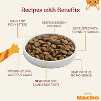 Made by Nacho Dry Cat Kibble 11lb Bag, High Protein and Grain-Friendly Premium Cat Food, Cage-Free Chicken & Pumpkin Recipe, Infused with Bone Broth for Hydration, Limited Ingredients, Single Bag