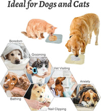 MateeyLife Lick Mat for Dogs & Cats - Gray&Beige / 6"x6" - image 4