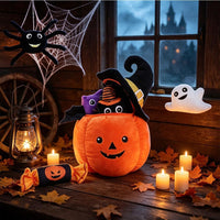 Teytoy My First Pumpkin baby Halloween toy playset with soft spider, ghost, bat, cat and candy - view 4