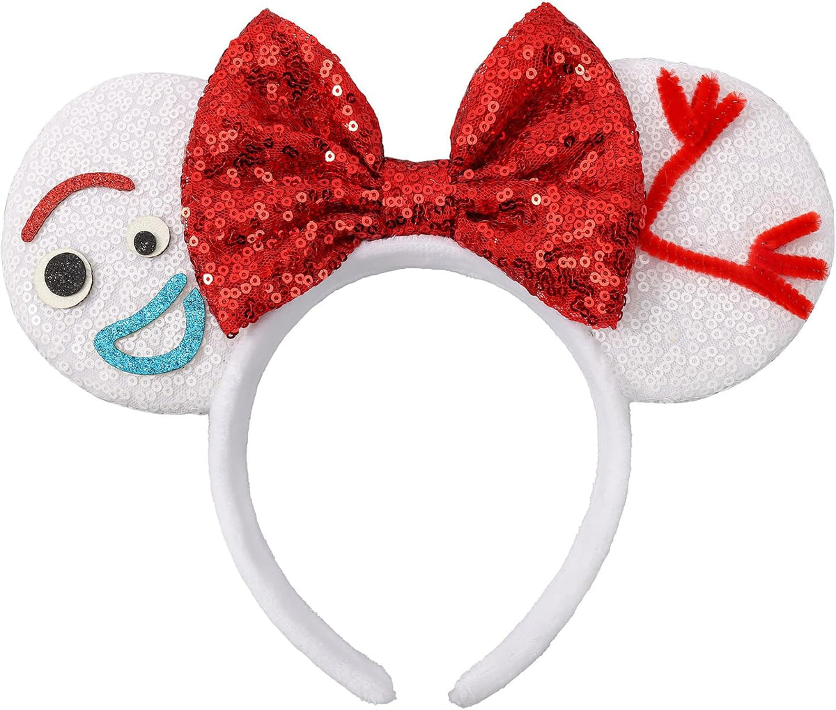 UNSPAZ Mouse Ears Headbands - White