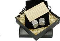 TIN Date Night Dice 10th Anniversary 100% Pure Tin - image 2