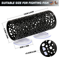 Abizoo Betta Fish Tunnel & Reptile Hide - Black - image 3