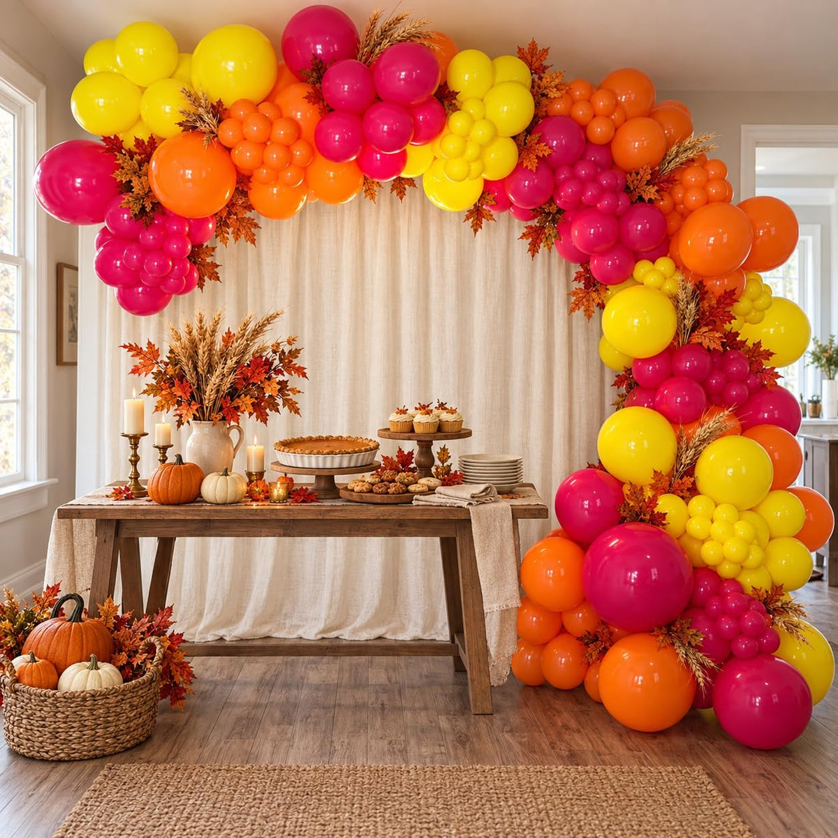 HILAVO Toy Inspired Story Balloons - Hot Pink Orange / 35PC - image 4