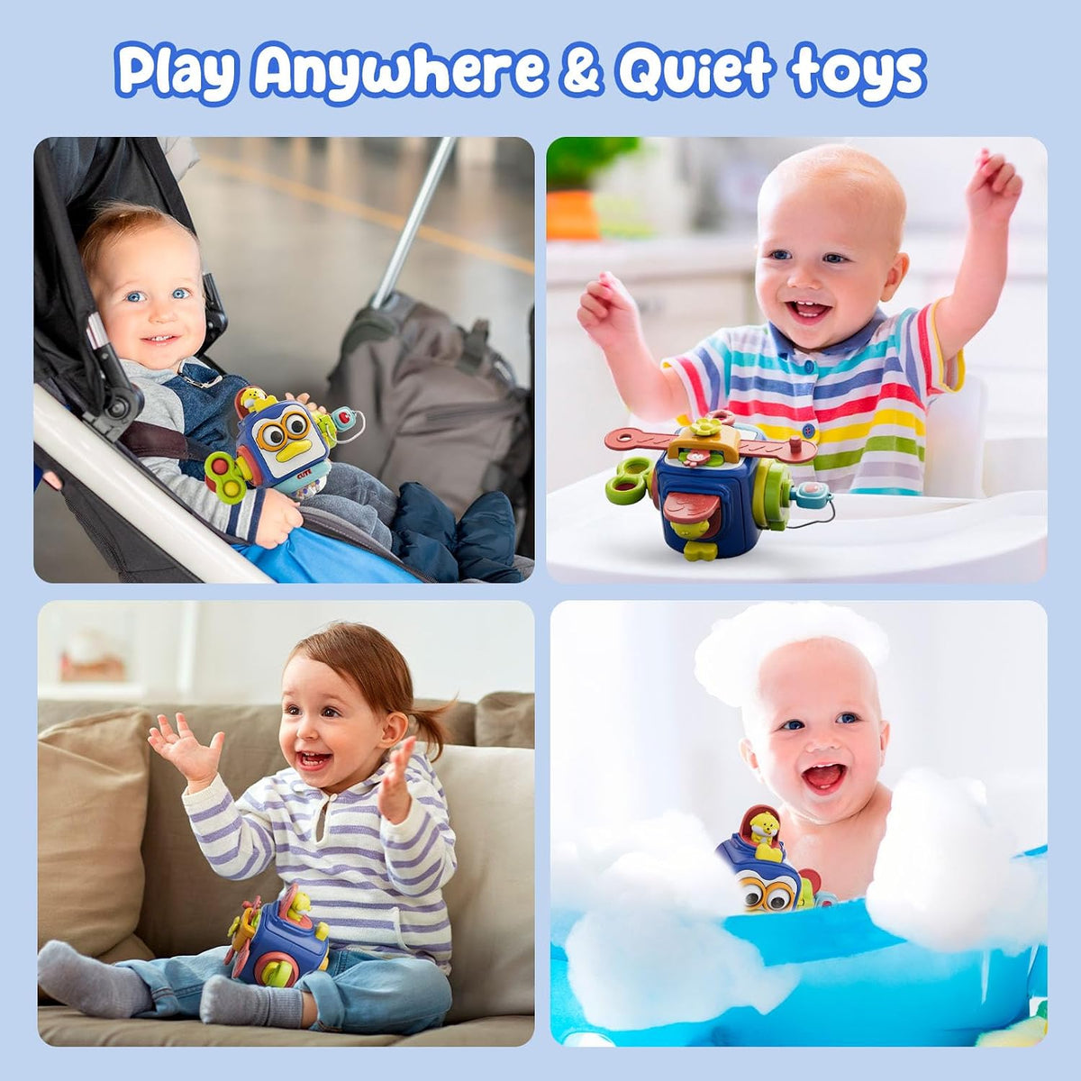 OSIMILY Toys for 1 Year Old Boy - Blue - image 4