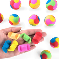 Super Z Outlet 12 Pack Colorful Puzzle Erasers Miniature Pencil - Round