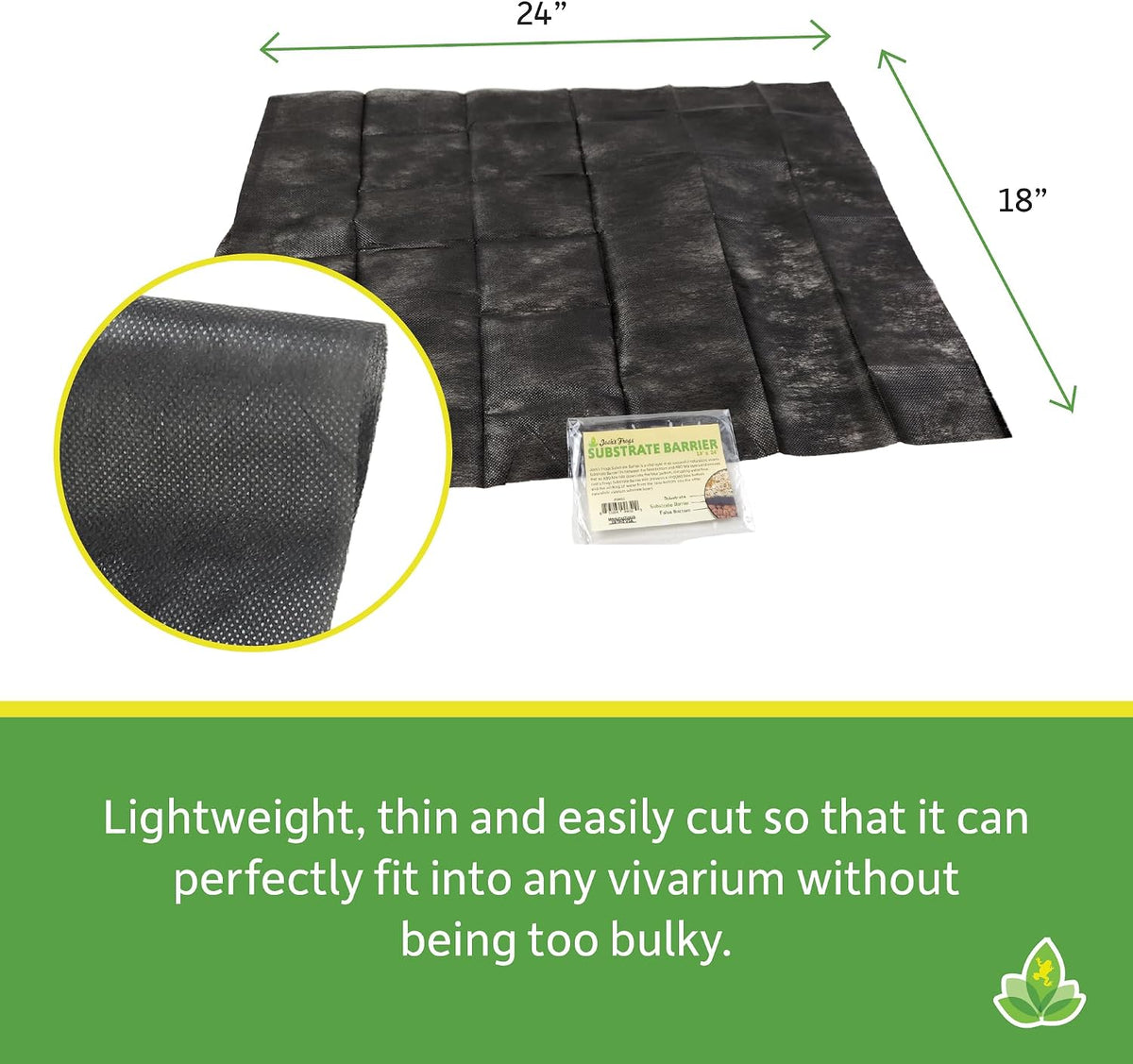Josh's Frogs Terrarium Substrate Barrier – Daily Care for Reptiles And Amphibians - image 2