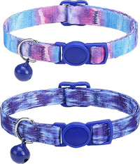 SOLMOONY Cute Cat Collar for Girl Boy - Starry Sky