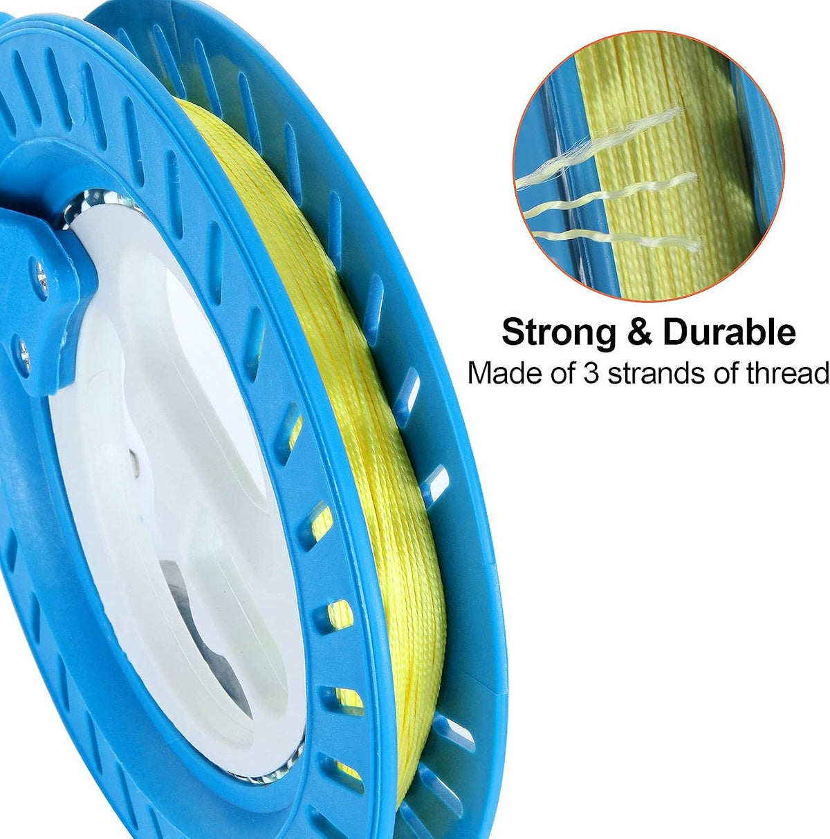 Two kite reel winders with 1000 ft line and lockable swivel crank handles - view 4