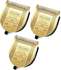 3Pack 5 in 1 Blades Dog Grooming Blade Compatible with Wahl Bravura - GOLD/3PCS