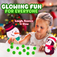 Playbees glow in the dark bouncy balls, 144 small 1 inch rubber balls with smiley faces - view 8