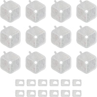 PET STANDARD Replacement Water Filter & 12 Pack Pre-Filter Sponges Compatible with Smartoo 152oz/4.5L Automatic Cat Fountain PTM-643, Pack of 12