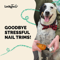 LuckyTail Dog Nail Grinder, Whisper-Quiet - Orange - image 3
