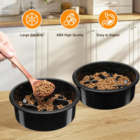 Slow Feeder Dog Bowl, Slow Down Eating Anti-Choking Bloat Stop Maze Design Dog Dishes Fit - Slow feeder bowl - image 4