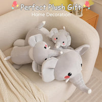 SQEQE Weighted Black Cat Plush - Elephant / Large(23.6 Inch) - image 3