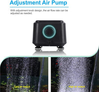 hygger Quiet <30dB Aquarium Air Pump - 5W, Up to 150Gallon - image 4