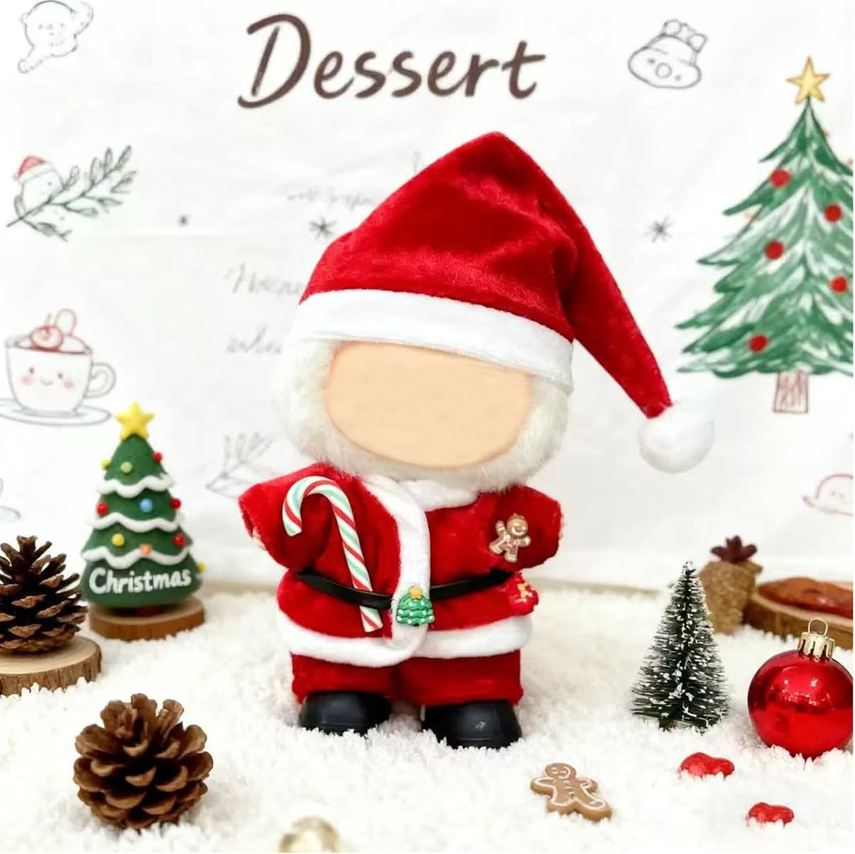 17cm Doll Clothes, Cute Dolls Outfit Accessories with Sweater + Denim Jeans + Pants, Small Kawaii - Style 25 - image 3