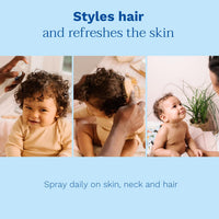 Mustela Natural Body Spray & Hair Styler with Organic Chamomile - Refreshing, 98% Natural Ingredients, Gentle on Skin