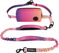 Philorn Hands Free Dog Leash for Dogs with Pouch - Gradient color