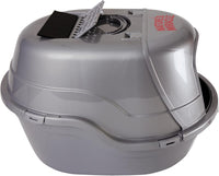 Nature's Miracle Hooded Flip Top Cat Litter Box with Charcoal Filter – Daily Care for Cats - image 2