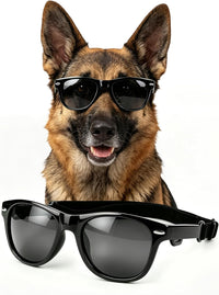 Dog Sunglasses for Medium Dogs - Black / Large
