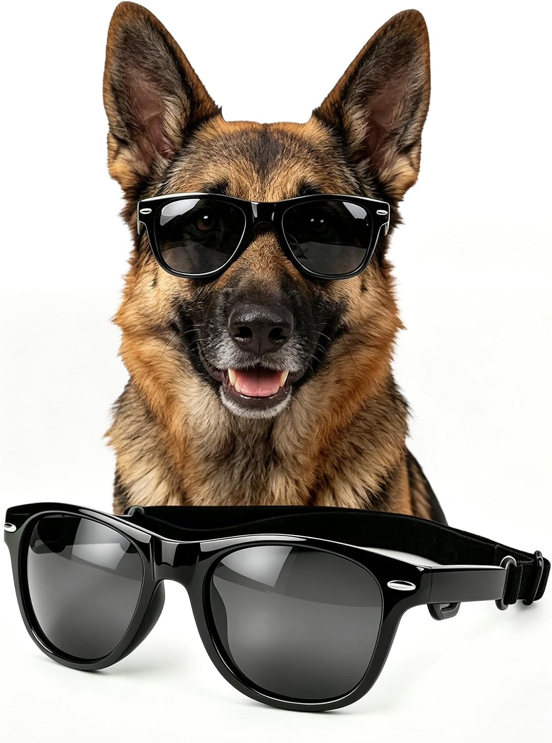 Dog Sunglasses for Medium Dogs - Black / Large