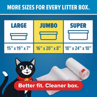 Jonny Cat Litter Box Liners Heavy Duty - Jumbo / 1 Count (Pack of 5) - image 2