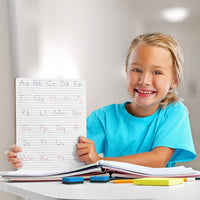 Scribbledo Alphabet Tracing Whiteboard, Dry Erase Lapboard 9x12 – Fun for Kids & Family - 1 Board - image 4