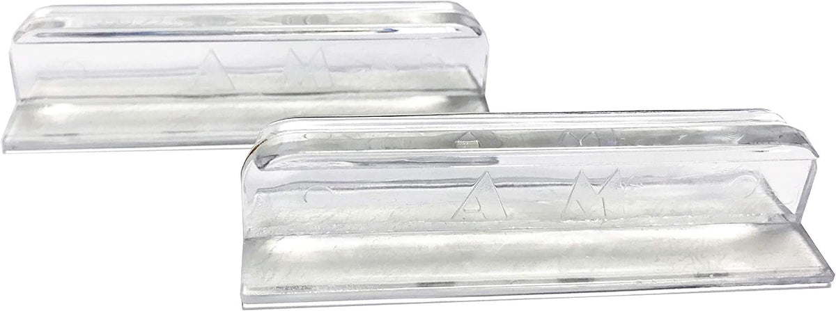 2-pack of clear plastic glass canopy handles for aquarium hoods